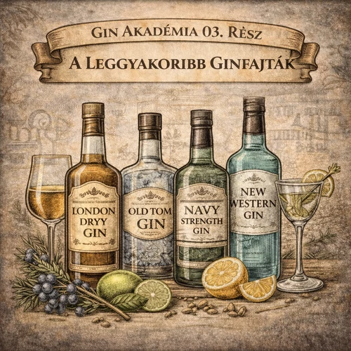 Gin Akadémia 03. rész: A leggyakoribb ginfajták
