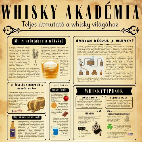 Whisky Akadémia – Teljes útmutató a whisky világához