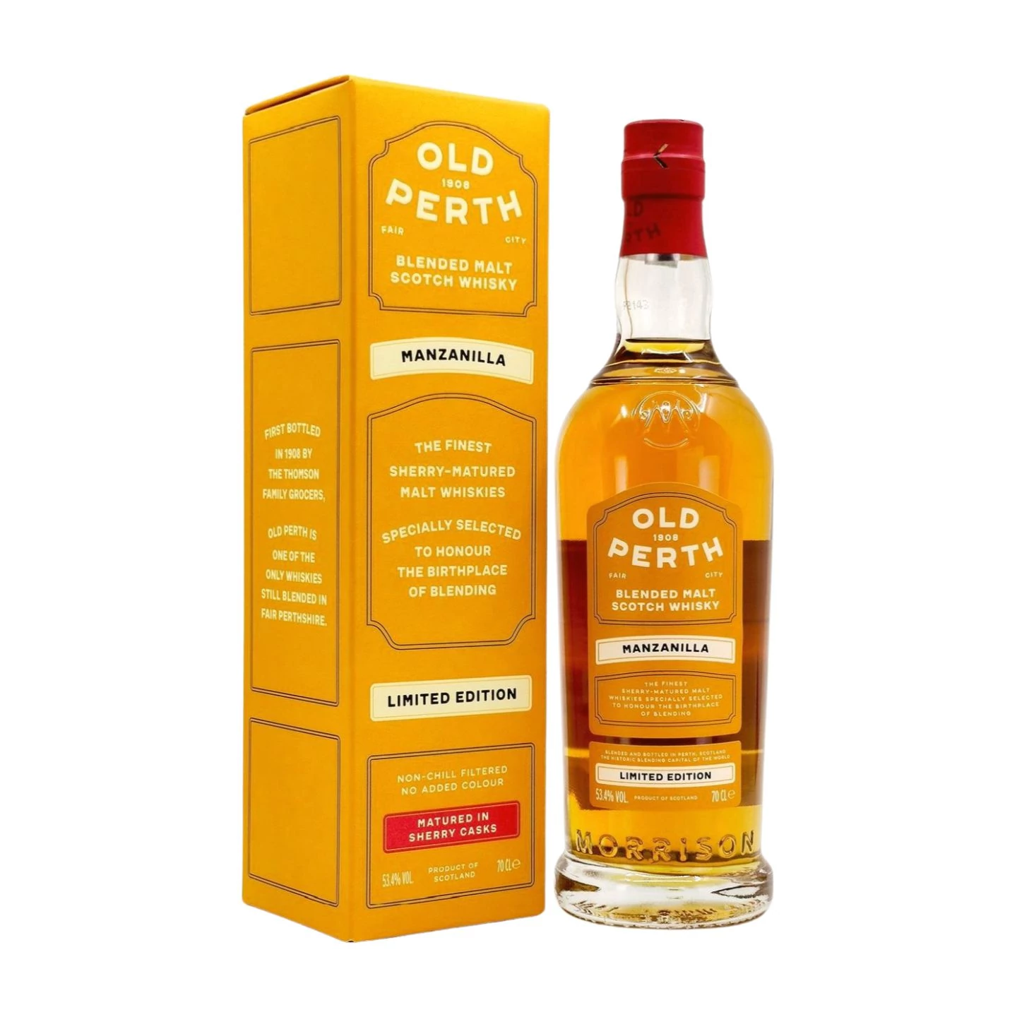 OLD PERTH MANZANILLA 限定版 700ml 53.4% Old Perth Manzanilla Limited Edition whisky (0,7L / 53,4