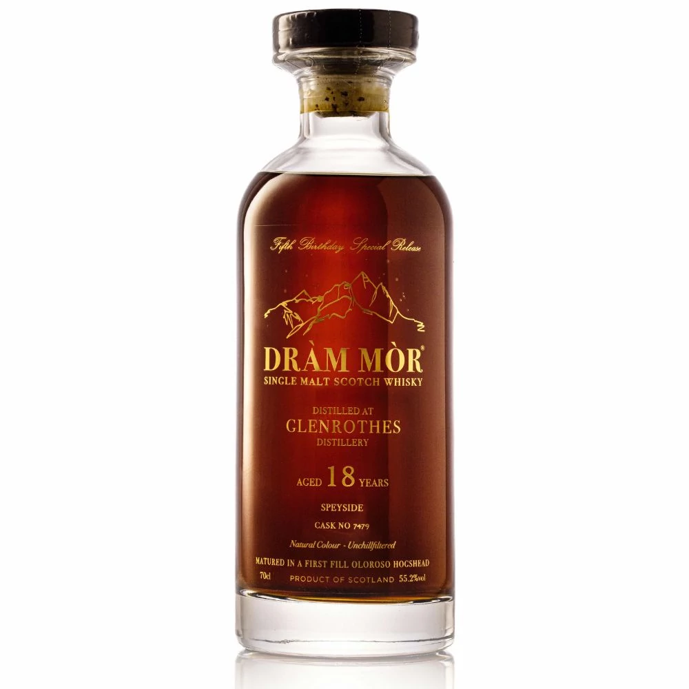 Glenrothes 2006 18 éves Drám Mór whisky (0,7L / 55,2%) | Dram Mor
